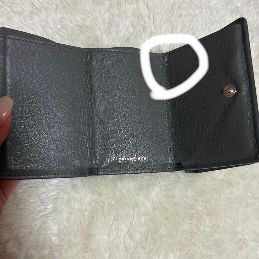 BALENCIAGA バレンシアガ ミニペーパーウォレット 3つ折