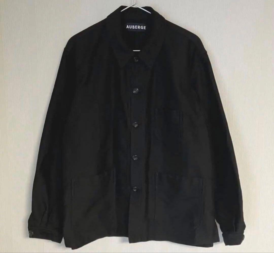美品 ブラックモールスキン AUBERGE CHARBON DEEP BLACK