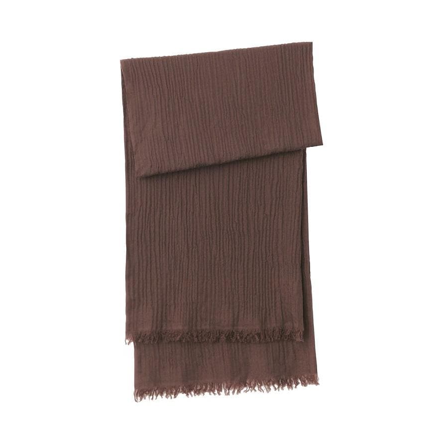 【新品】無印良品 MUJI Labo ダークブラウン ストール 190×90