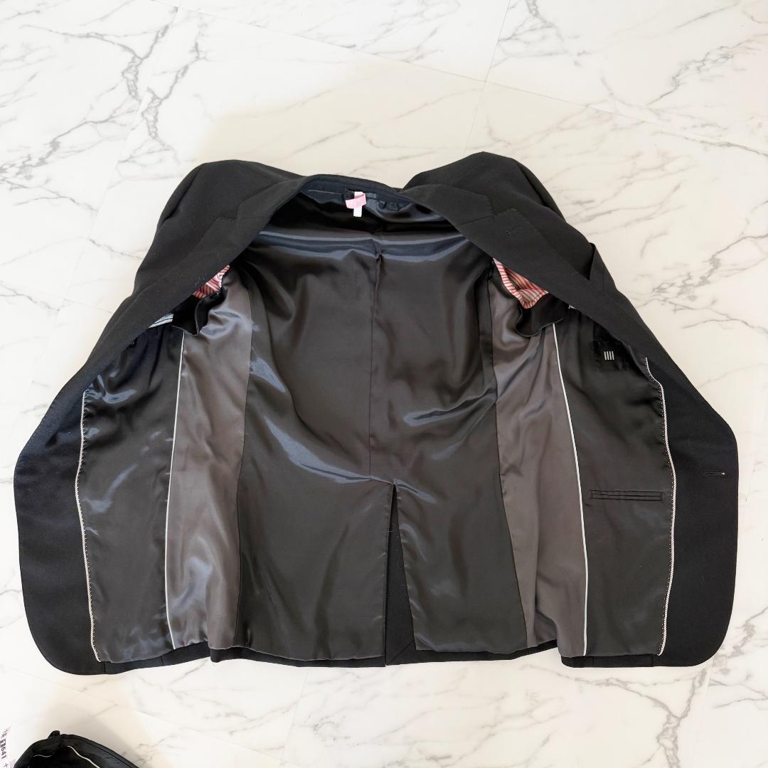 【美品】スーツセレクト A5 ブラックスーツ 真冬対応 クリーニング済
