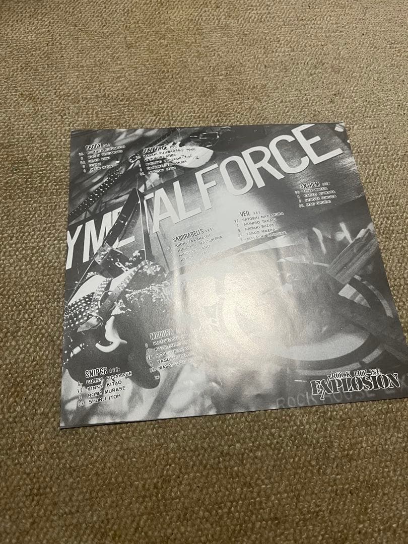 HEAVYLFORCE木製ジャケット　EXPLOSIONレコード