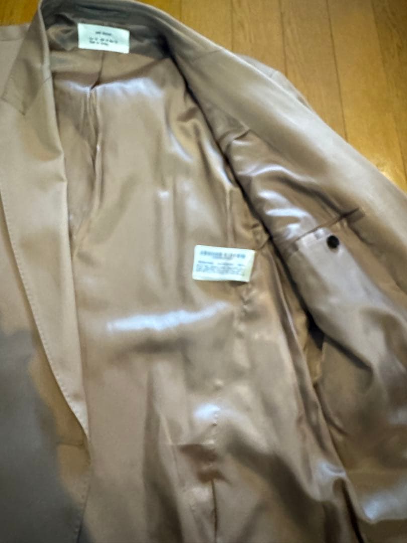 ZARA ORIGINS ダブルスーツ 新品キャメル パンツ2本 XL