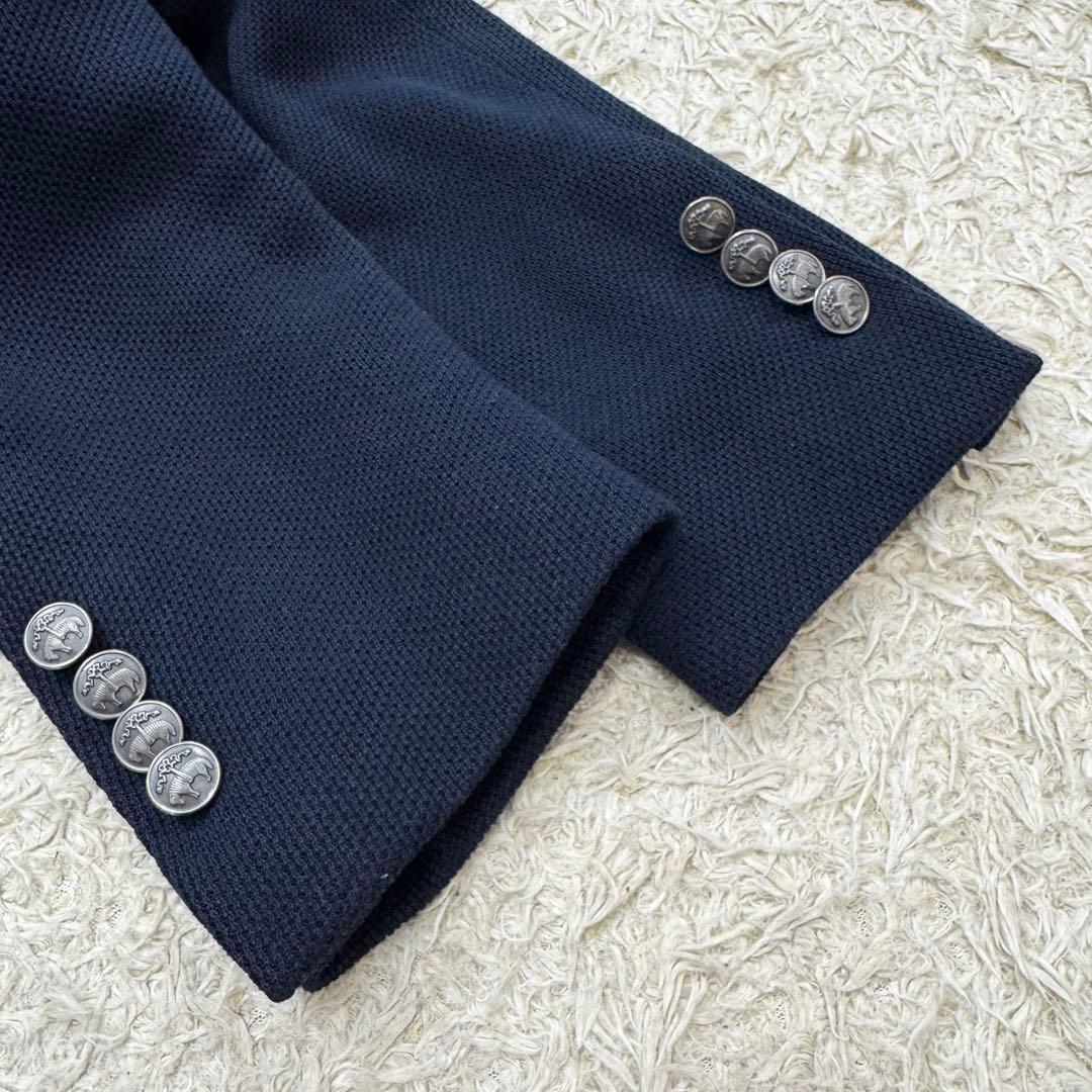 極希少 ブルックスブラザーズ DONDI JERSEY MILANO 紺ブレ