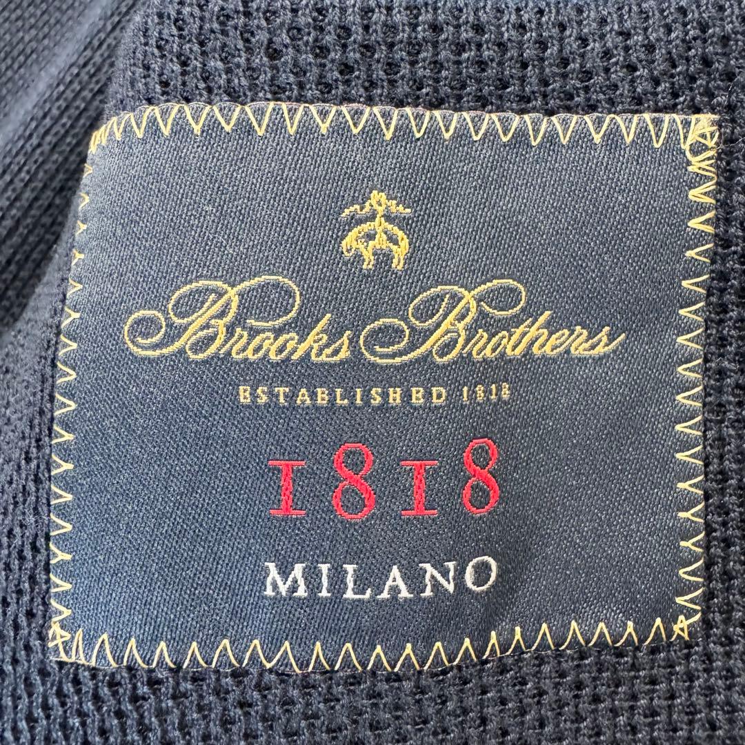 極希少 ブルックスブラザーズ DONDI JERSEY MILANO 紺ブレ