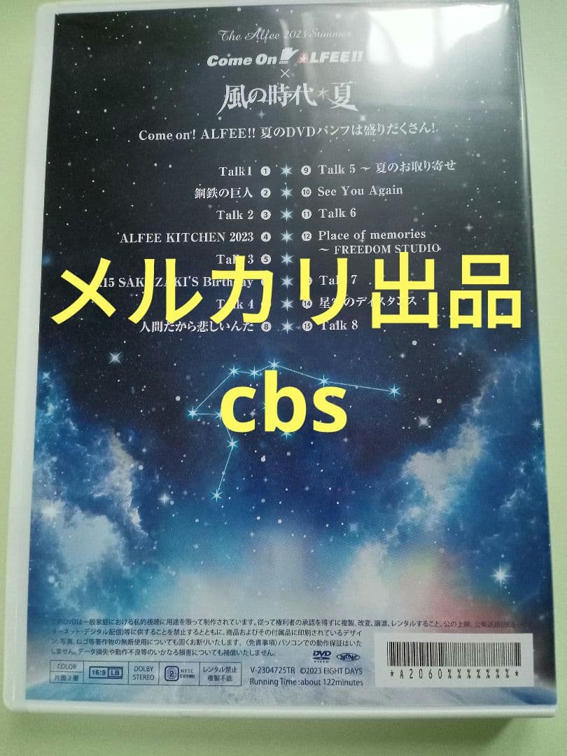 THEALFEE◆風の時代 夏◆DVDパンフレット