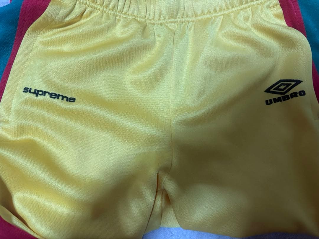激レア色 supreme×umbro トラックパンツ