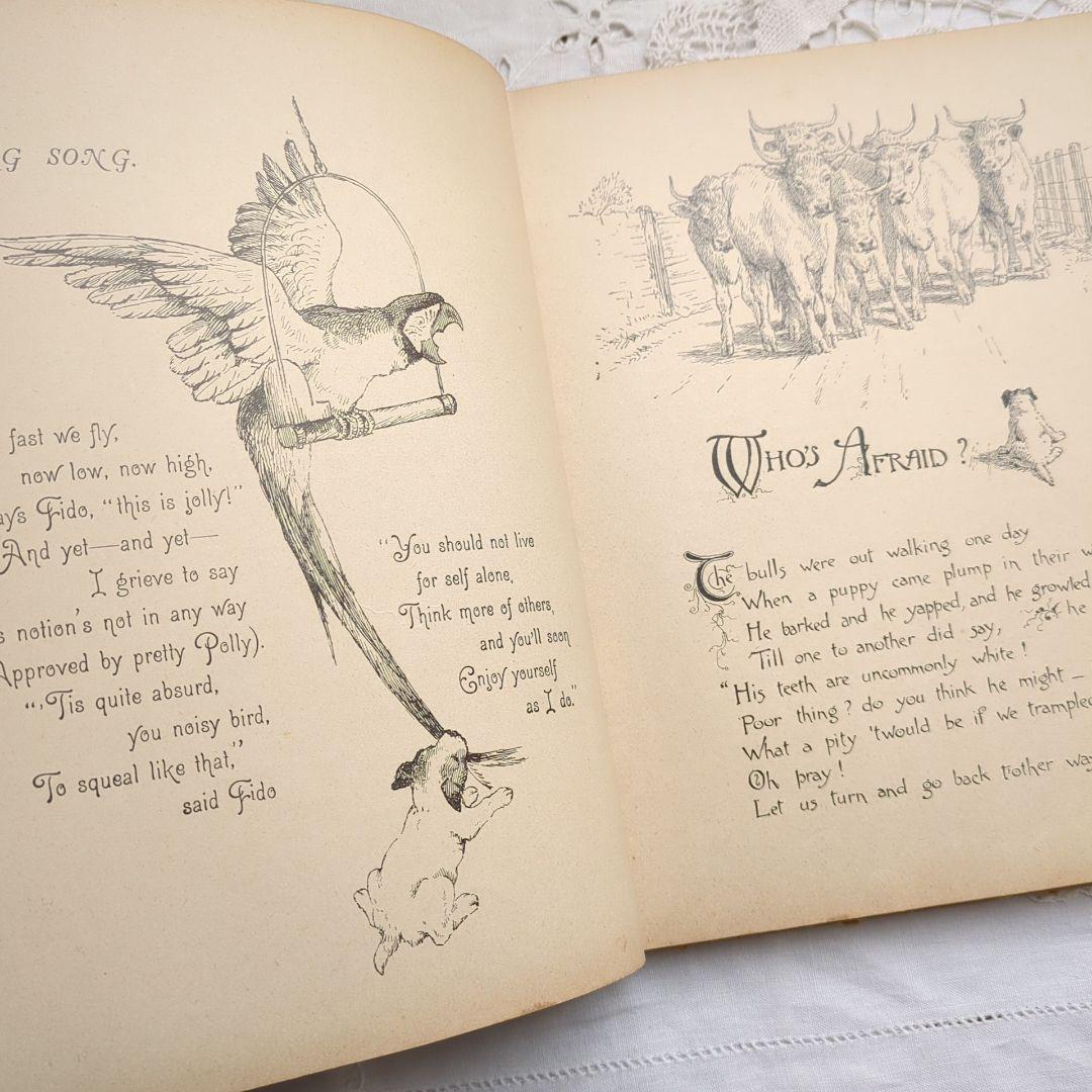 稀少1893アーネストニスター絵本 児童書 洋書 ヴィクトリアン アンティーク