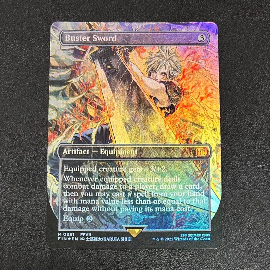 MTG FF バスターソード ボーダーレス Foil 英語 M 0315