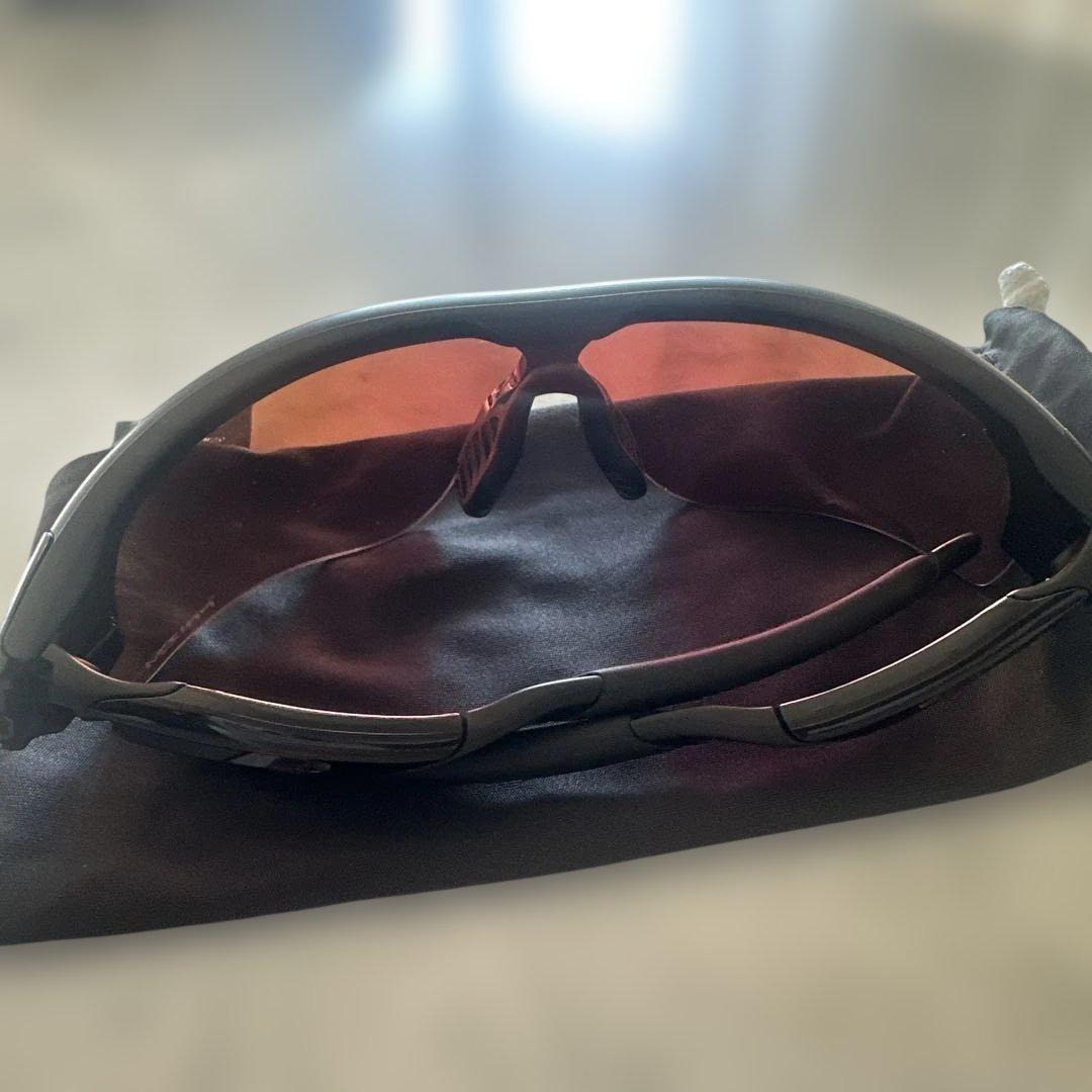 Oakley スポーツサングラス ブルーオレンジ