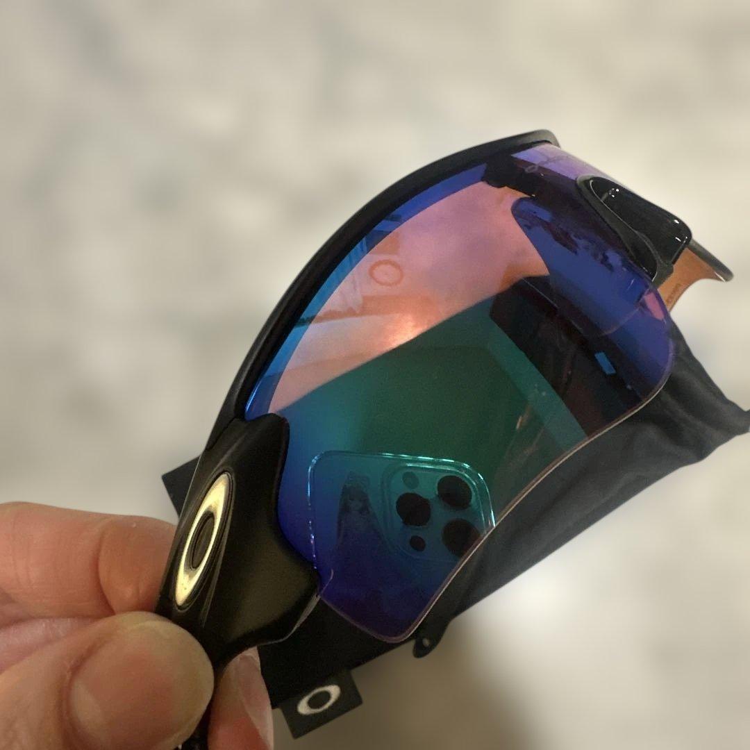 Oakley スポーツサングラス ブルーオレンジ
