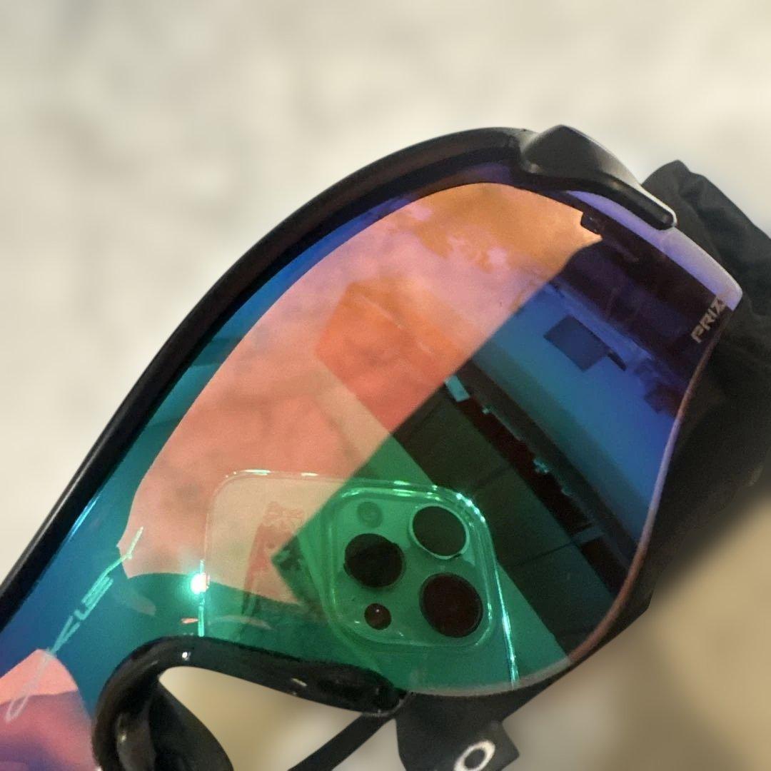 Oakley スポーツサングラス ブルーオレンジ