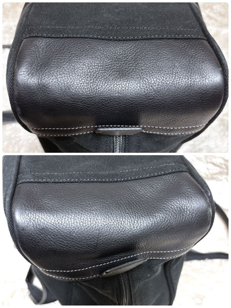 コーチ COACH 2WAY キャンバス×レザー トラベル・ボストンバッグ黒