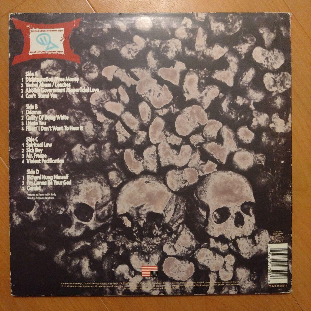スレイヤー SLAYER 2LP THRASH L