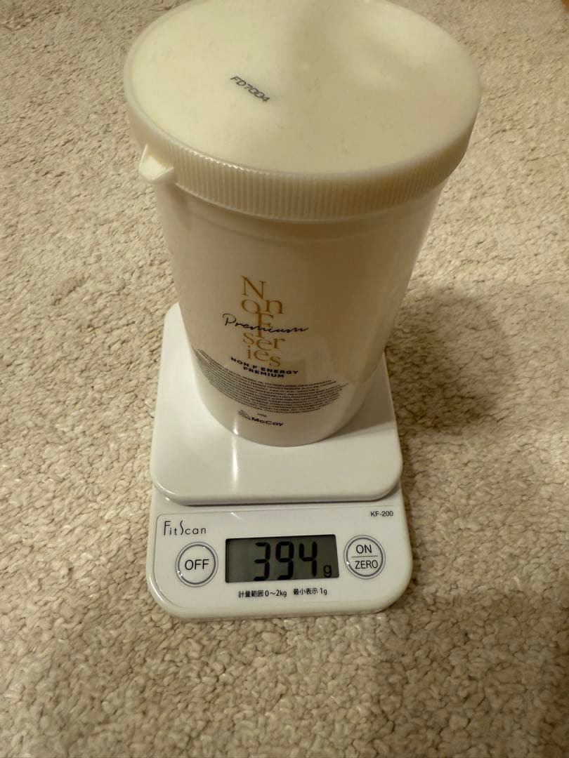 MCCOY Non F Energy Premium 650gの約半分