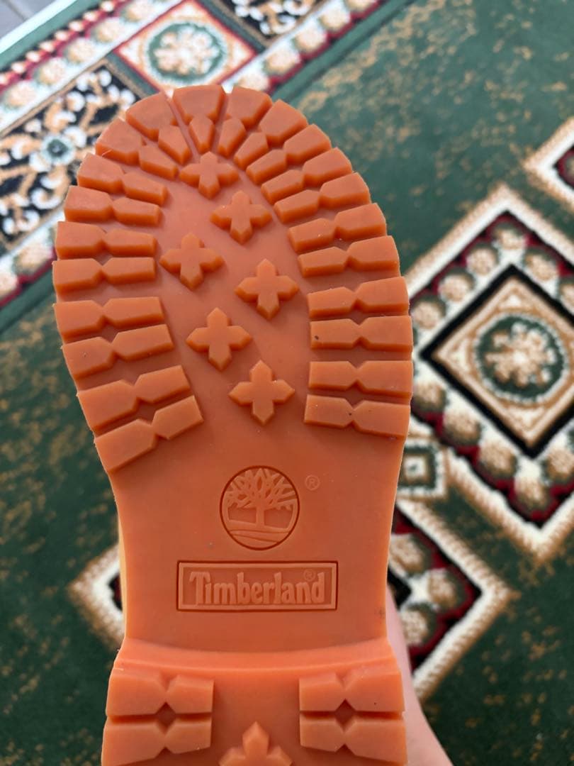 Timberland ベージュ ワークブーツ ハイカット