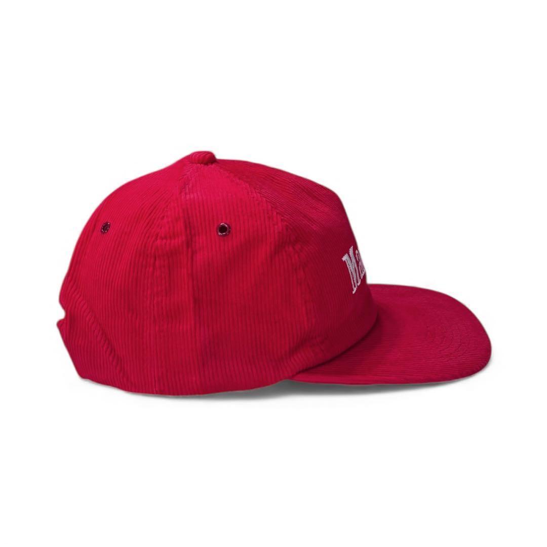 マルボロ Marlboro コーデュロイキャップCAP ハトメ仕様 刺繍ロゴ