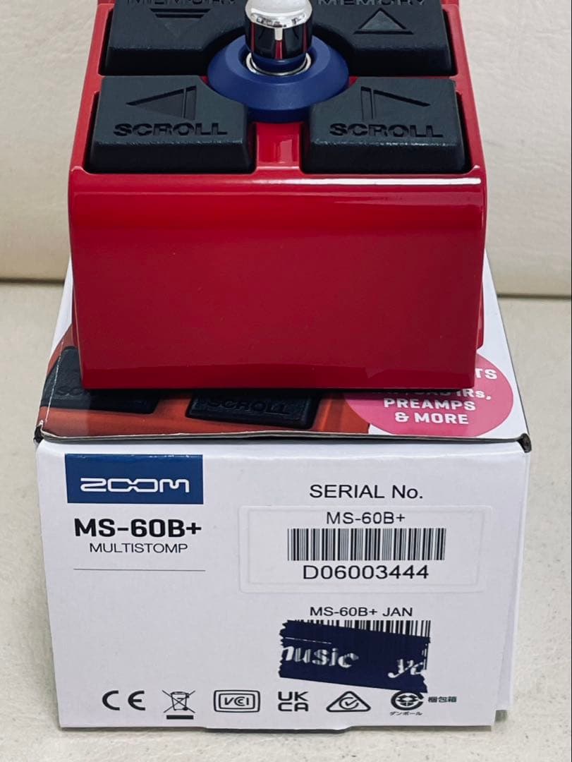 zoom（ズーム）MS-60B＋ ベースエフェクター