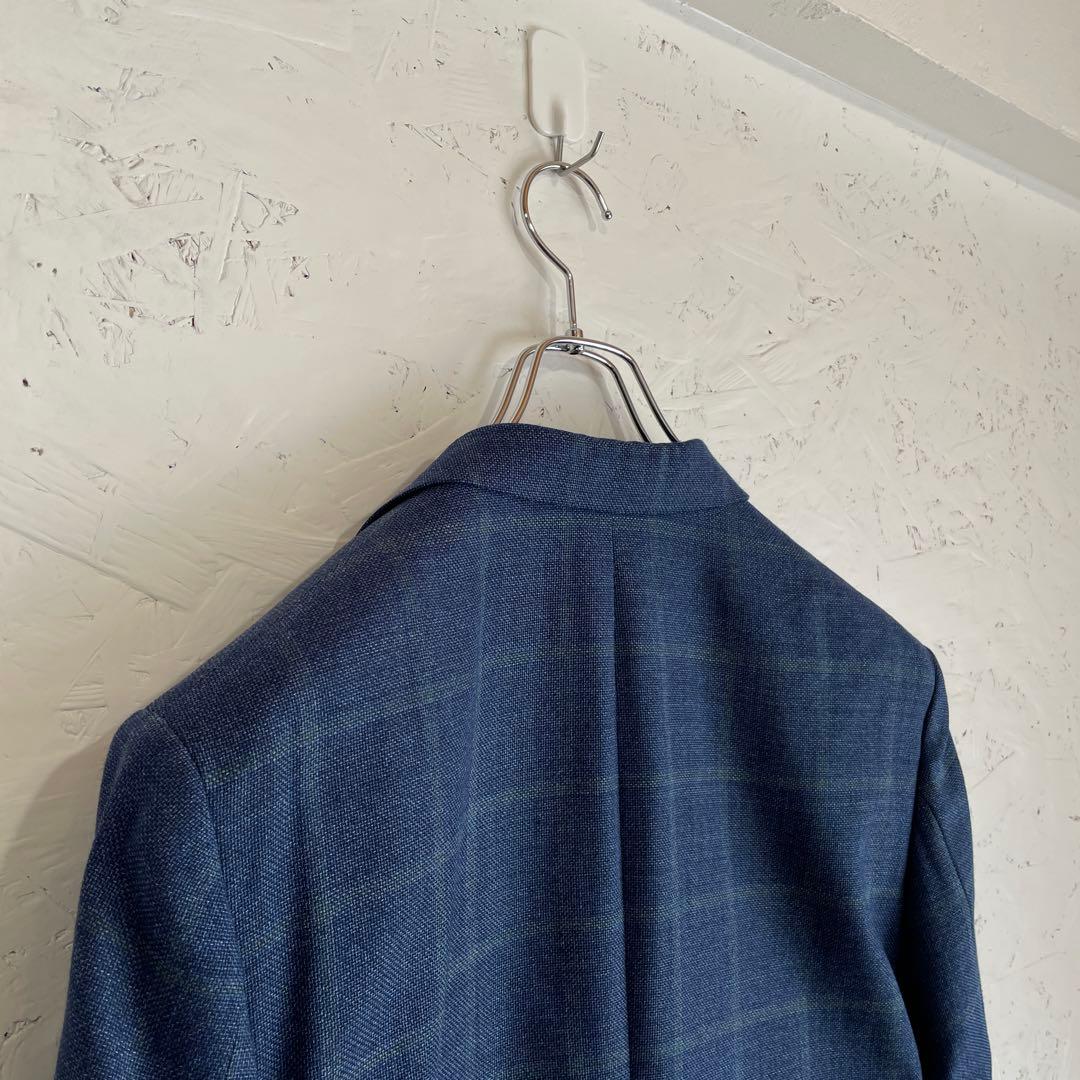 シルク混【Ermenegildo Zegna】ウールテーラードジャケット96AB