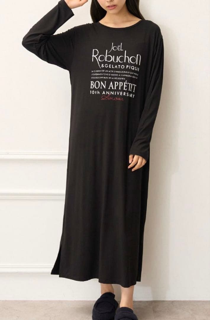 新品♡ジェラートピケ♡ 【JOEL ROBUCHON】ワンポイントワンピース