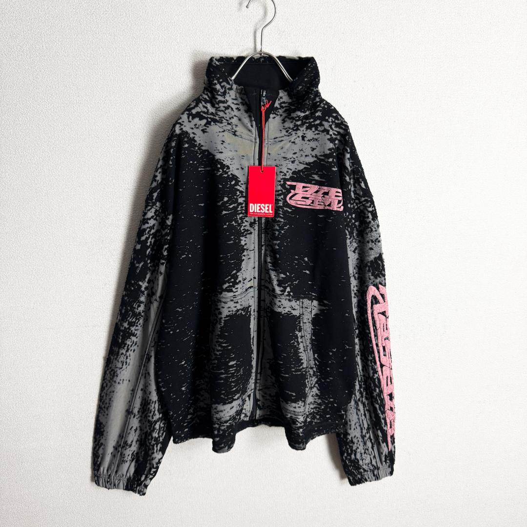 【新品☆定価7万円☆特殊加工】ディーゼル フルジップスウェット ジャケット