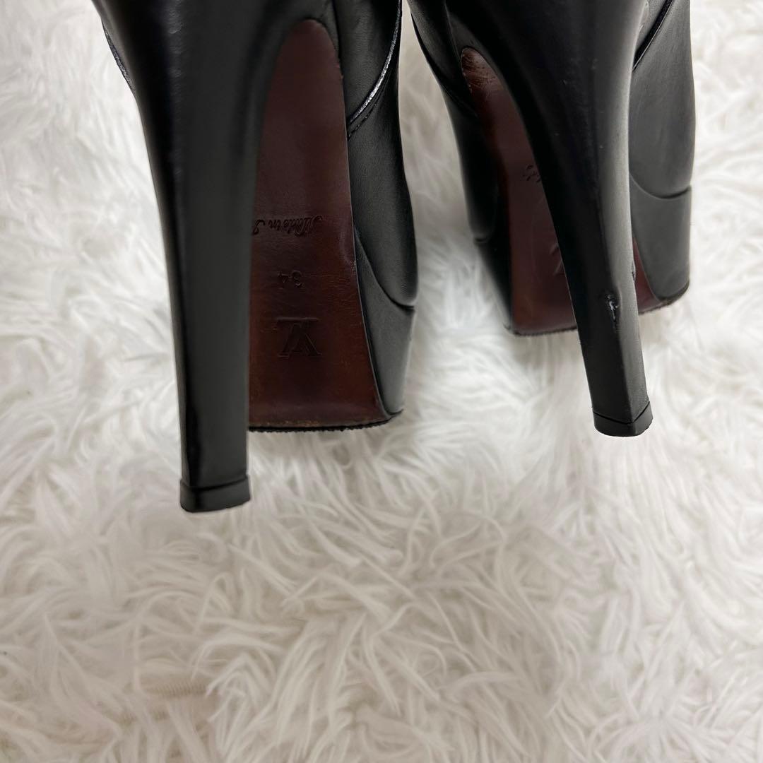 LOUIS VUITTON ルイヴィトン レザー ショートブーツ ス 34