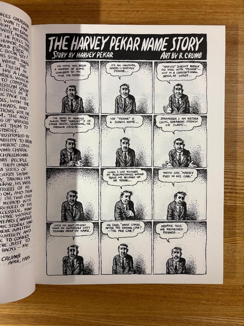 『 AMERICAN SPLENDOR 』HARVEY PEKAR サイン入り