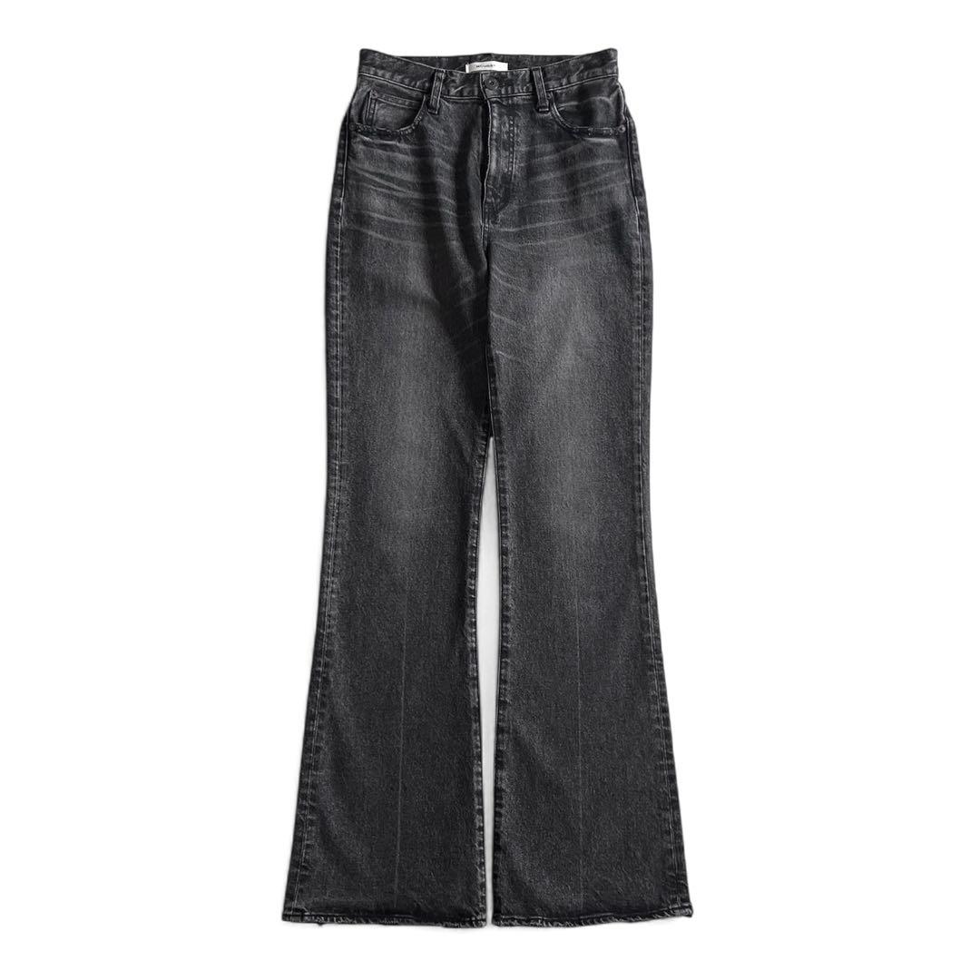 MOUSSY MVS BLACK FLARE(L) 27ロング フレアデニム