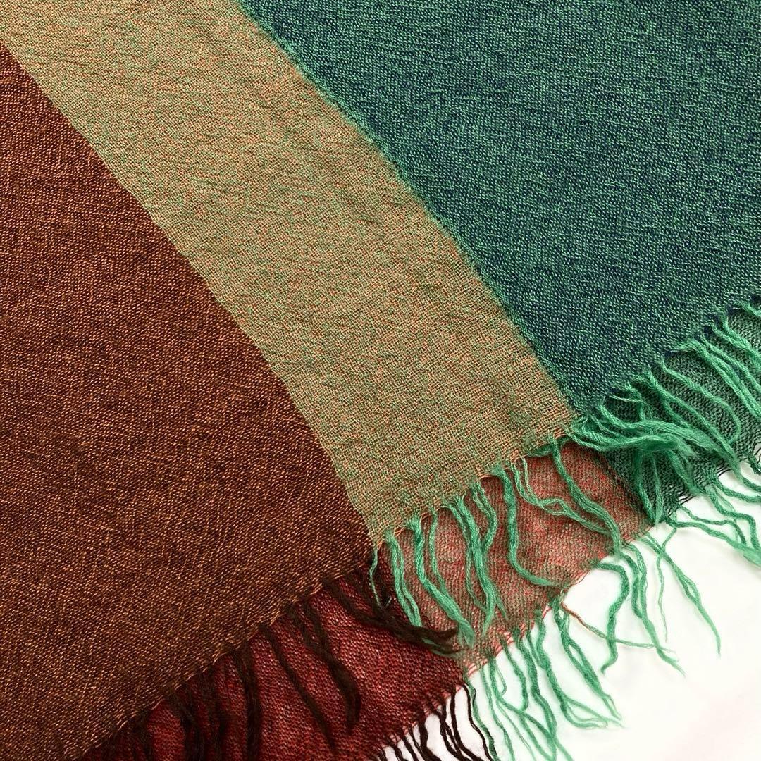 小物 Y's W PLAIN WEAVE DOUBLE LAYER STOLE