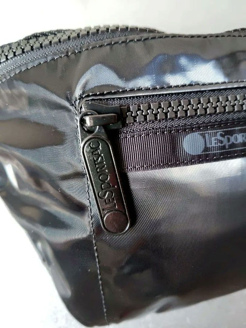 レスポートサック シャイン ボディバッグ 黒 軽量 美品