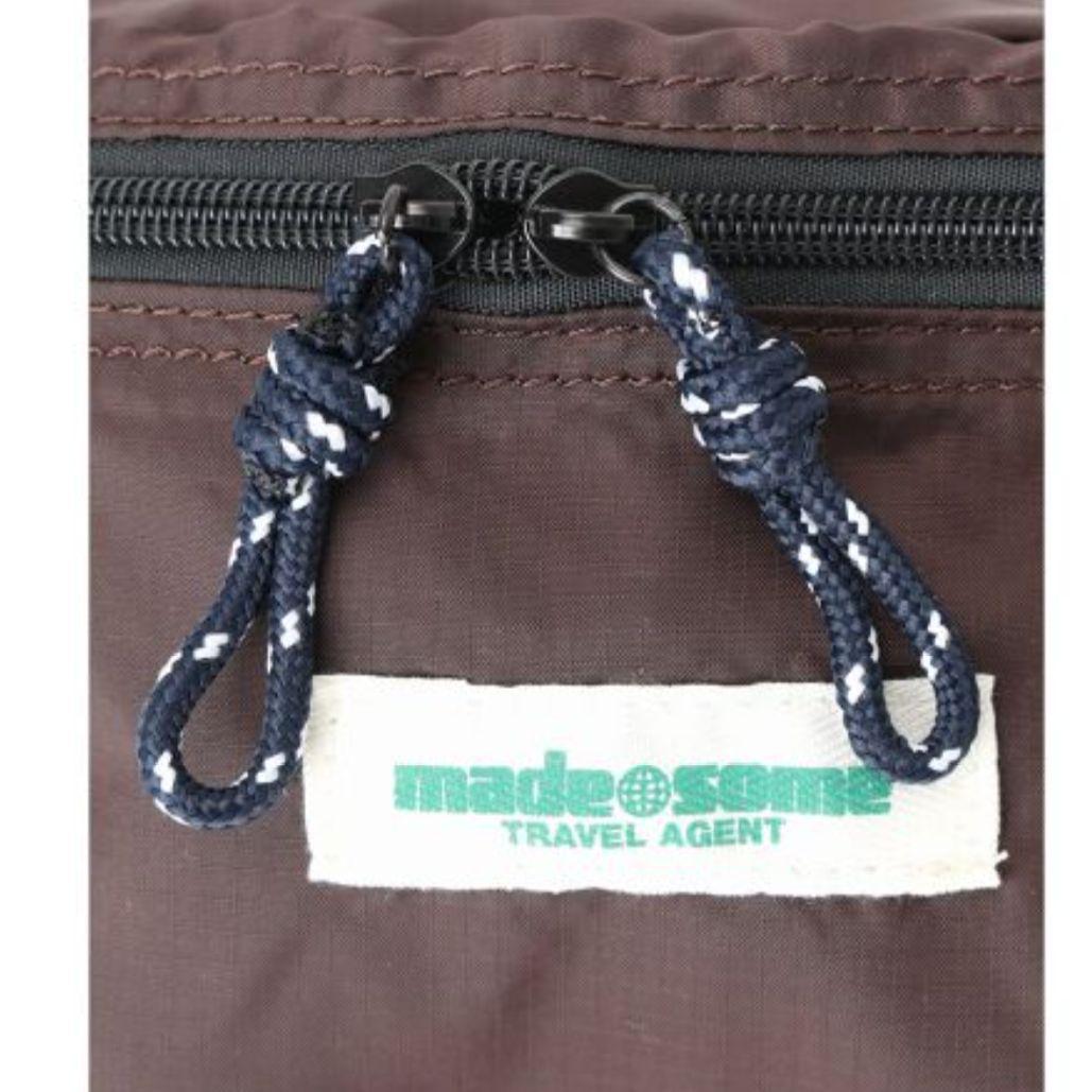 美品■SLOBE IENA madesomeコラボ ウエストポーチ ブラウン