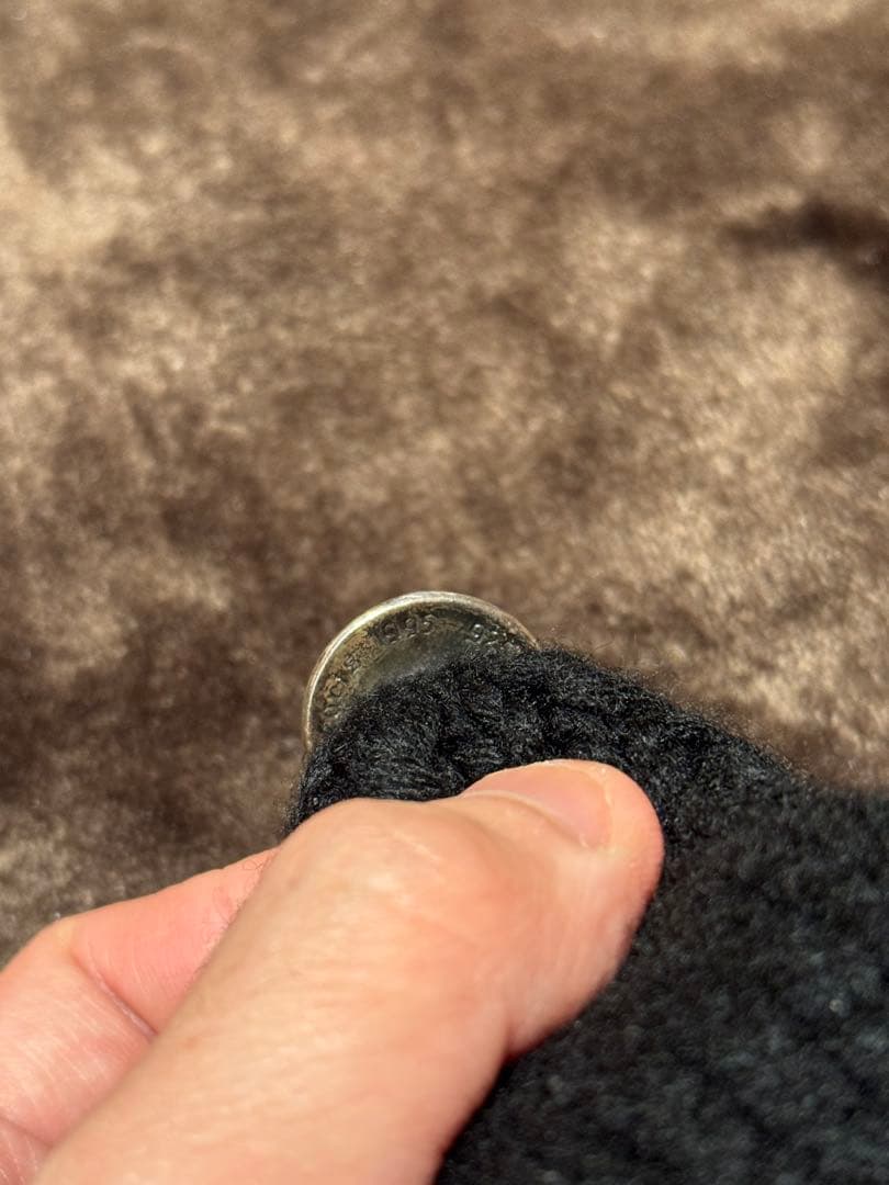 クロムハーツ　Cashmere Beanie クロス　パッチ