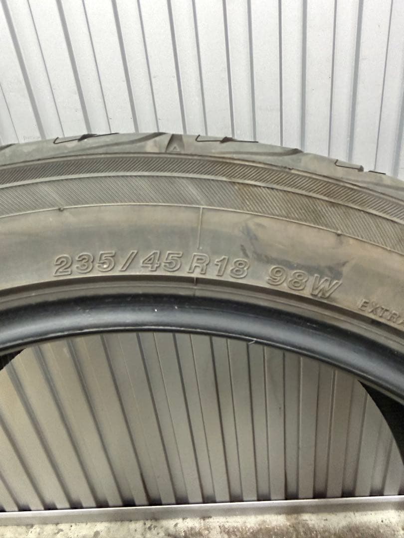 ヨコハマ 235/45R18 2本 2022年製 バリ溝