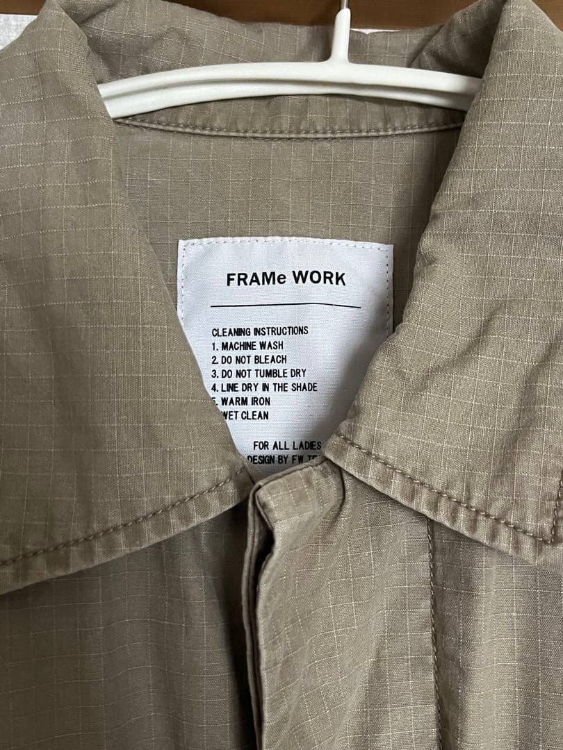 FRAMeWORK ミリタリーショートブルゾン