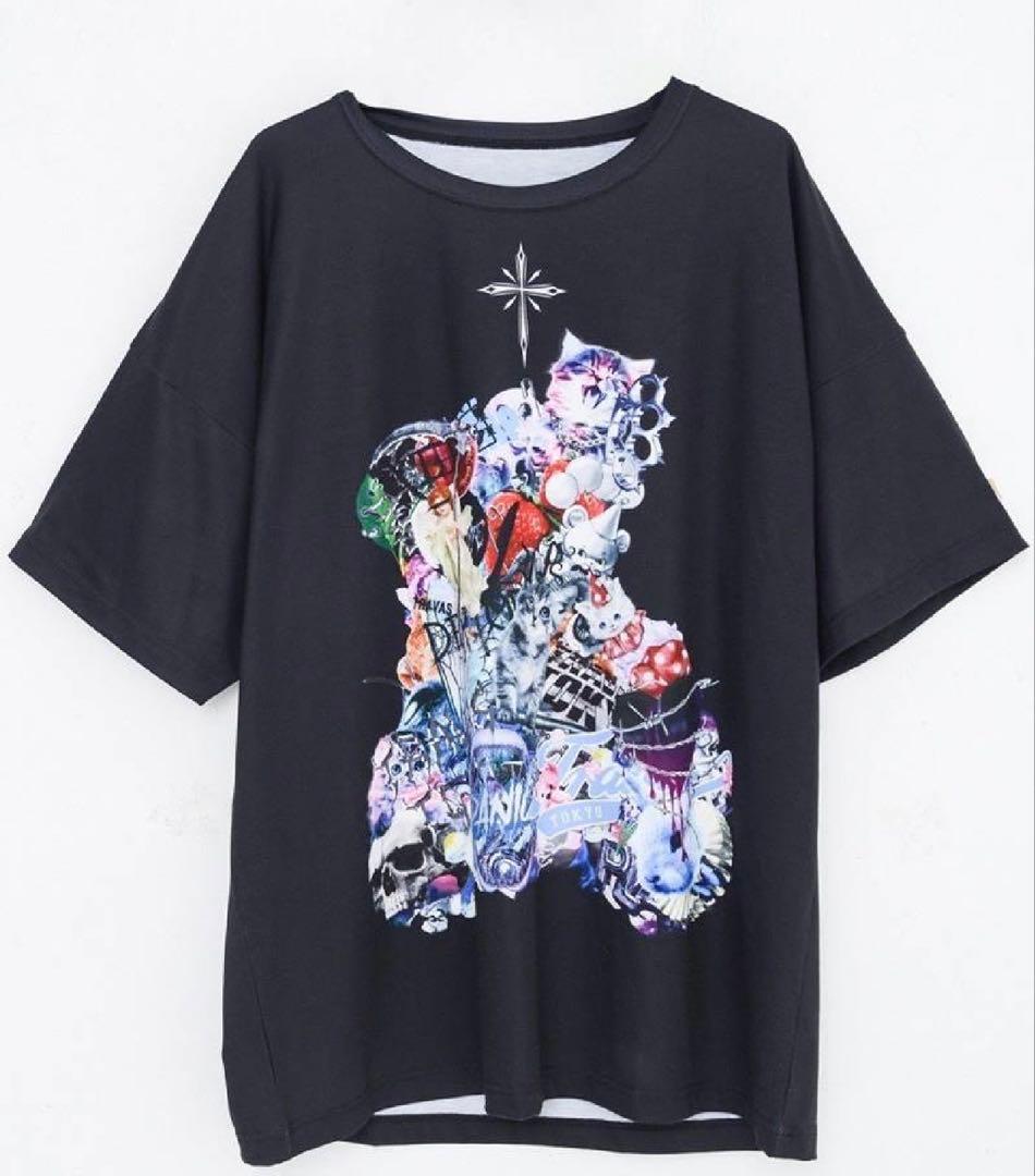 【美品レア】 TRAVAS TOKYO Montage bear BIG Tee