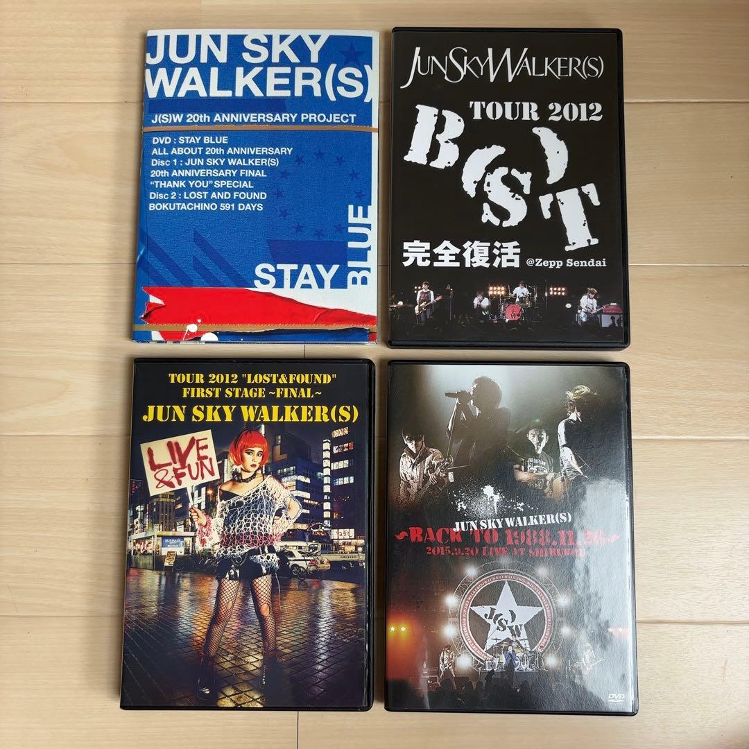 JUN SKY WALKER(S) LIVE DVD 10枚セット