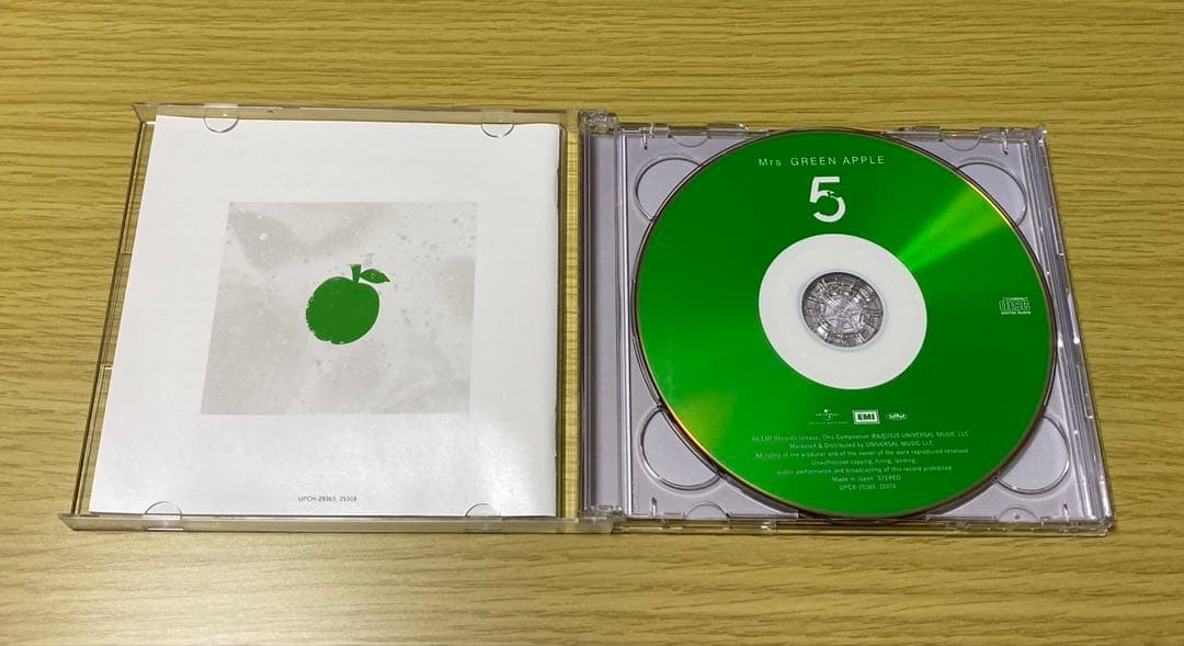Mrs. GREEN APPLE 5 初回限定盤