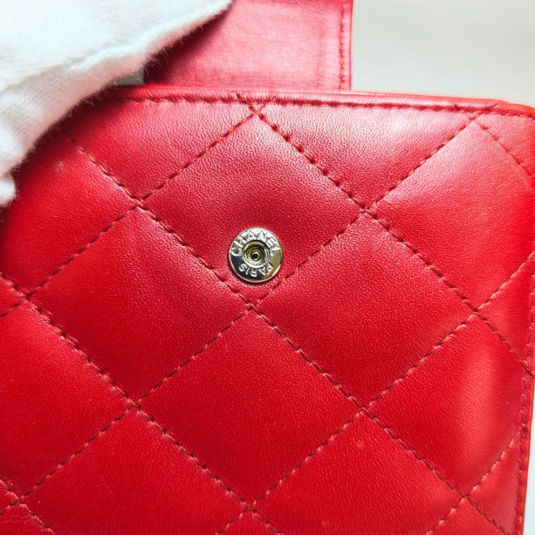 ✨美品✨CHANEL　シャネル　カンボンライン　二つ折り　がま口　コンパクト財布