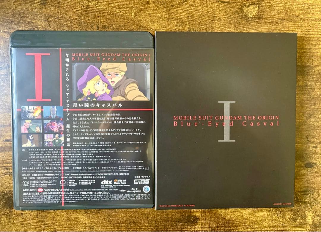 機動戦士ガンダム THE ORIGIN Blu Ray 6巻セット+ 公式資料集