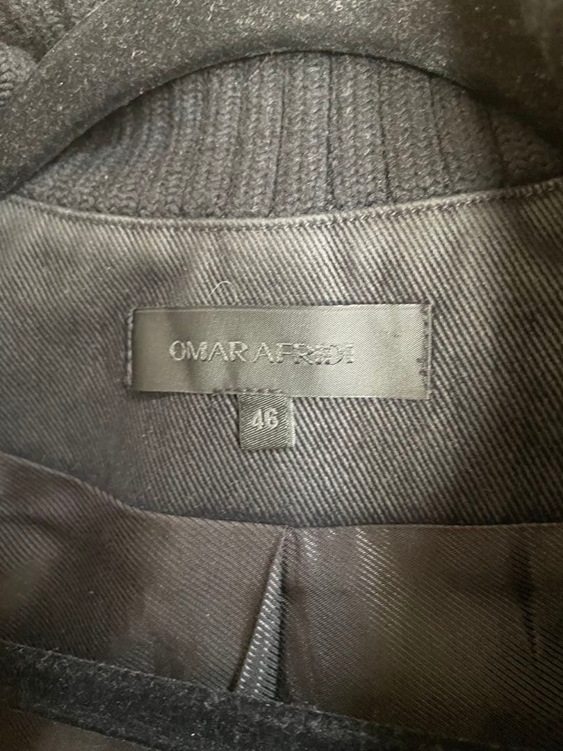 【OMAR AFRIDI】25AW PILOT BLOUSON BLACK 46