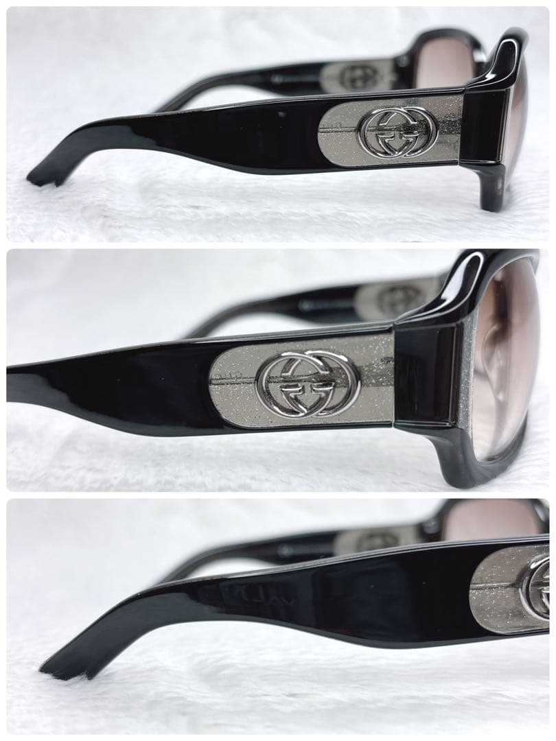 希少✨GUCCI グッチ GG2934 サイドラメロゴサングラス　y2k