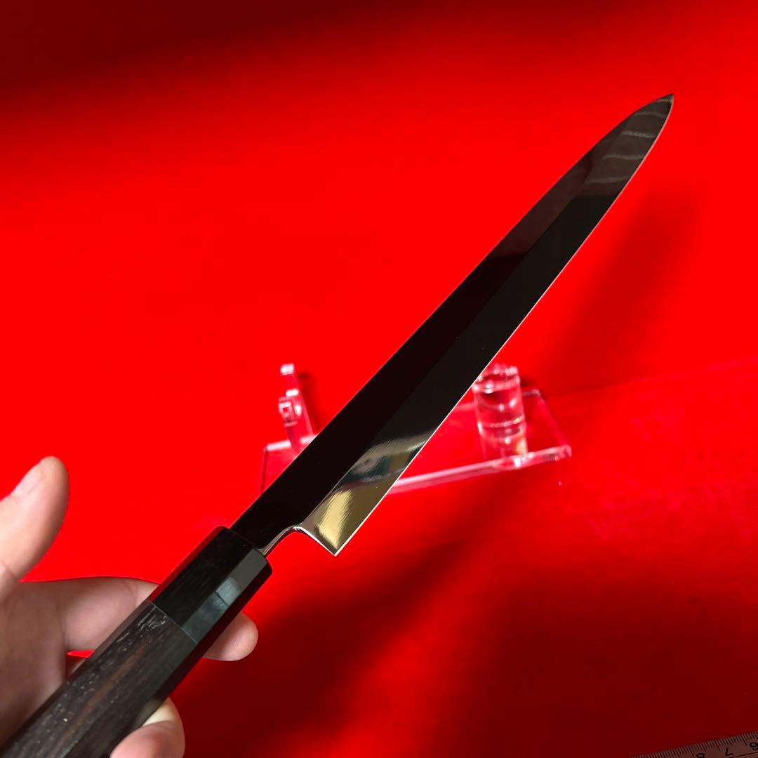 包丁　フグ引　尺　鏡面仕上げ　切味抜群　本職用　箱付　未使用品