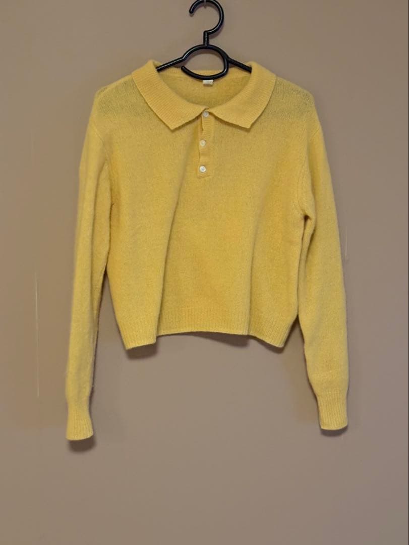 fig London ニットポロ　ウール　セーター
