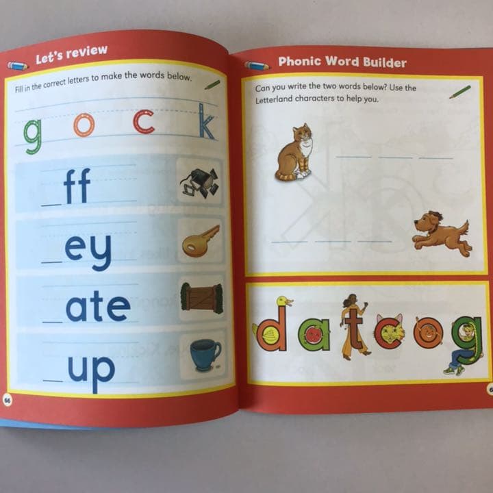 【大幅値下げ】こども英語教材「Fix-it Phonics 1」セット