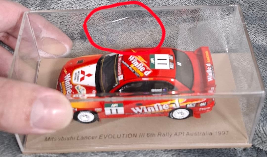 ミニカー Mitsubishi Lancer EVOIII Gr.N 1/43