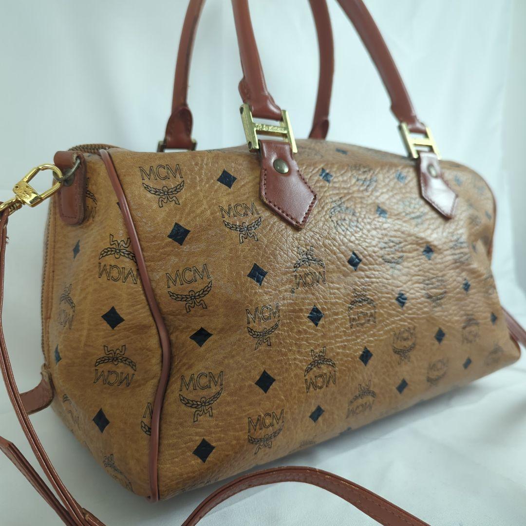 MCM エムシーエム ヴィセトス ミニ ボストンバッグ ショルダーバッグ