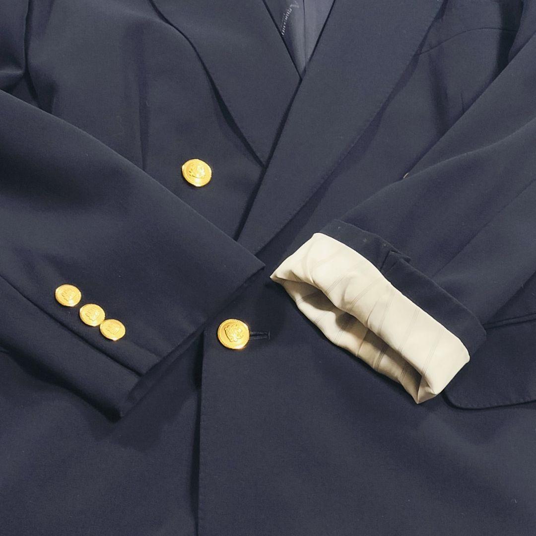 Aquascutum 金ボタン紺ブレ ダブル13 日本製