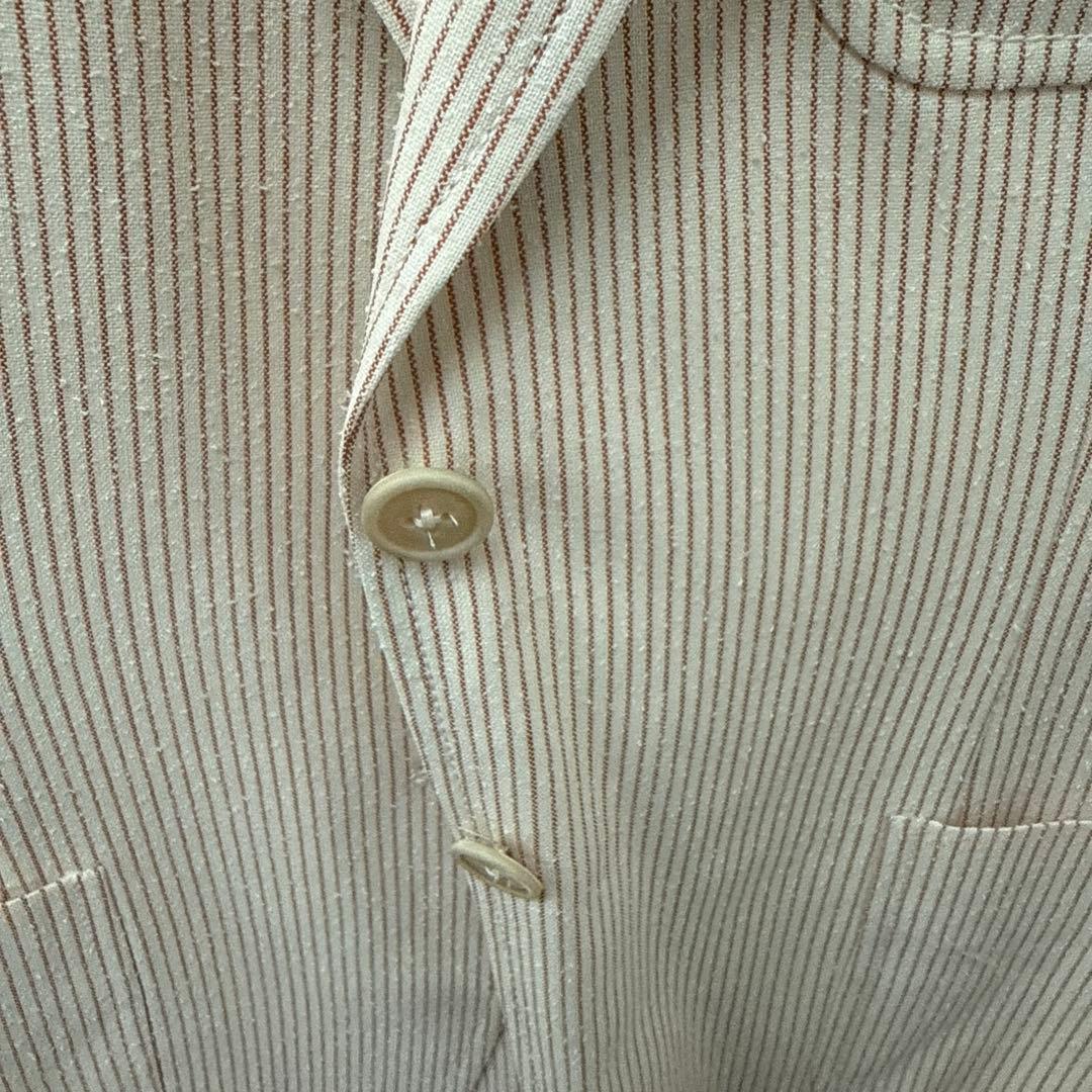 ヒ*シ様 LARDINI ジャケット　未使用品　44 ストライプ　レディース　L