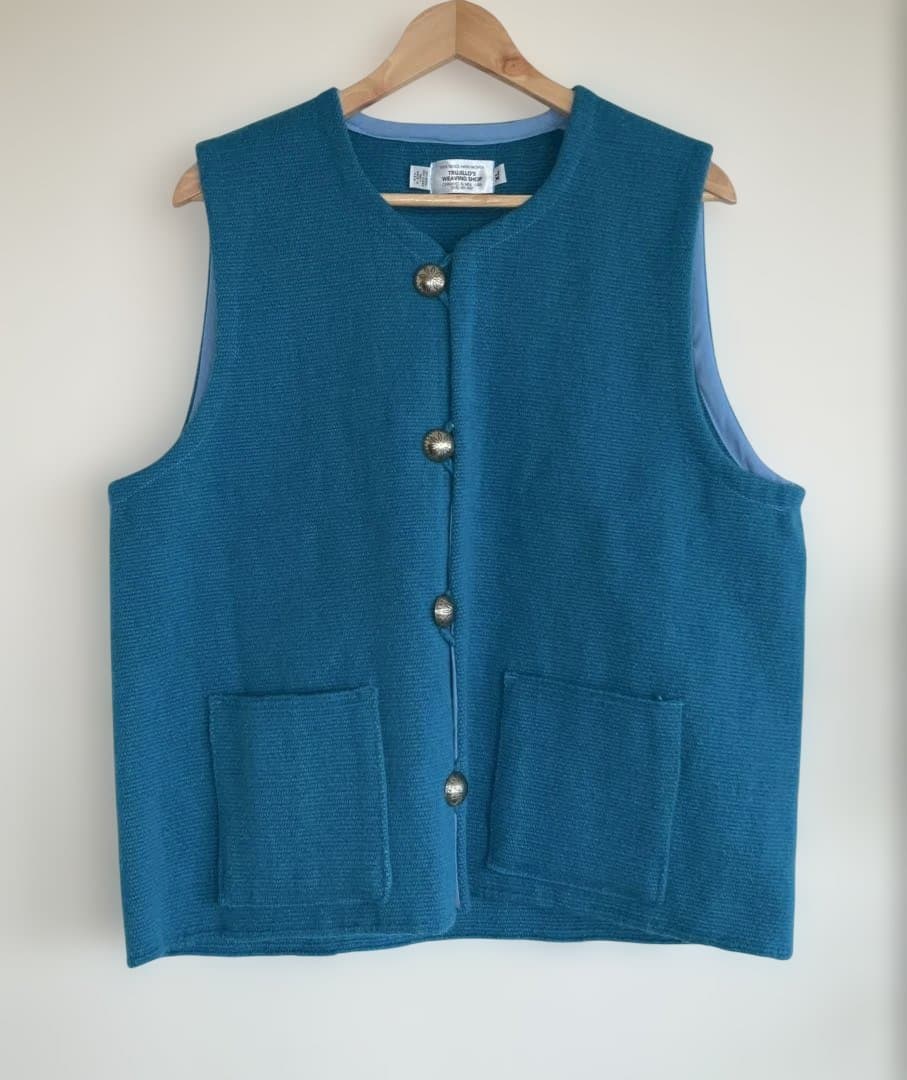 t*o様 新品TRUJILLO'S CHIMAYO VEST TURQUOISE
