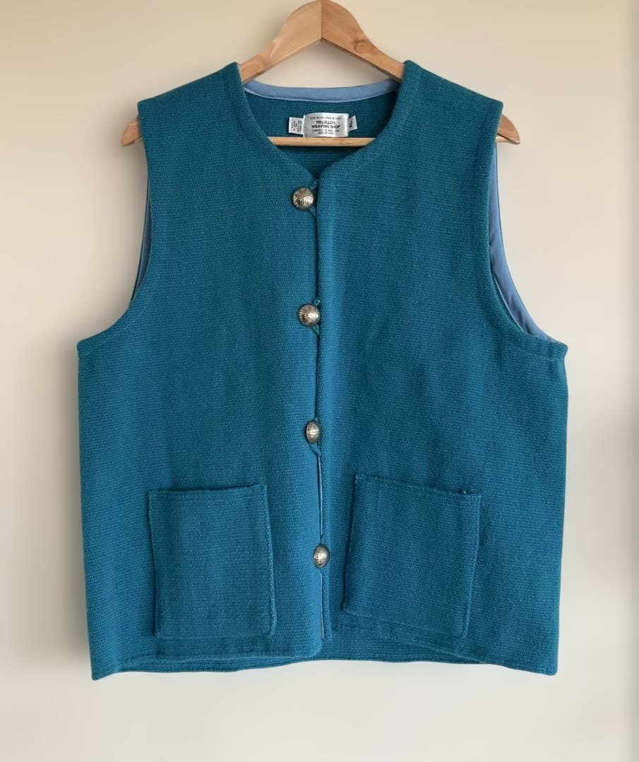 t*o様 新品TRUJILLO'S CHIMAYO VEST TURQUOISE