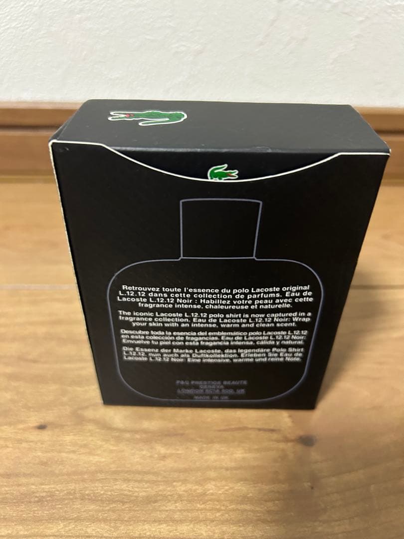 香水(男性用) LACOSTE Eau de Lacoste L.12.12 Noir100ml